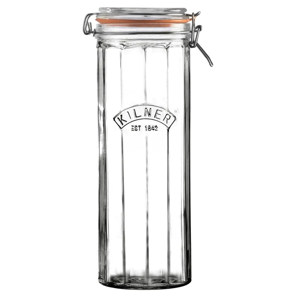 Kilner Facetted Clip Top Jar 2.2 Litre KL0025736
