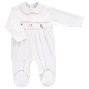 Kittens Hand-Embroidered Babygrow