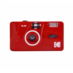 Kodak M38 35mm Film Camera with Flash -Scarlet