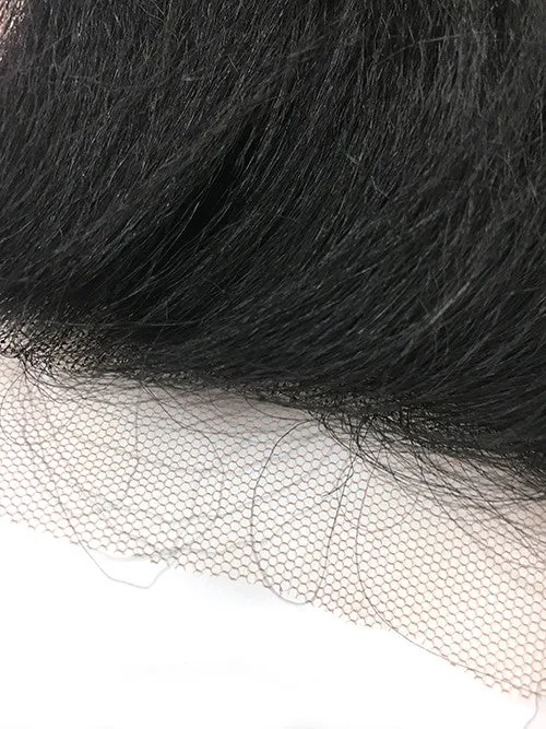 Lace Front Closure 4x4" with Yaki Straight Hair 16"