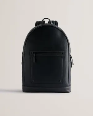 Lansen Recycled Leather Backpack Black