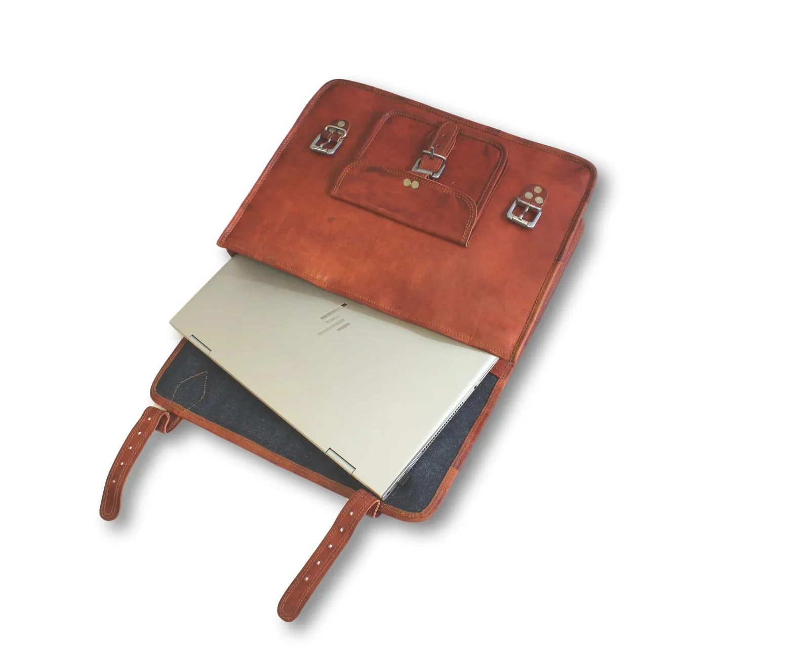 Laptop leather bag, Leather Satchel