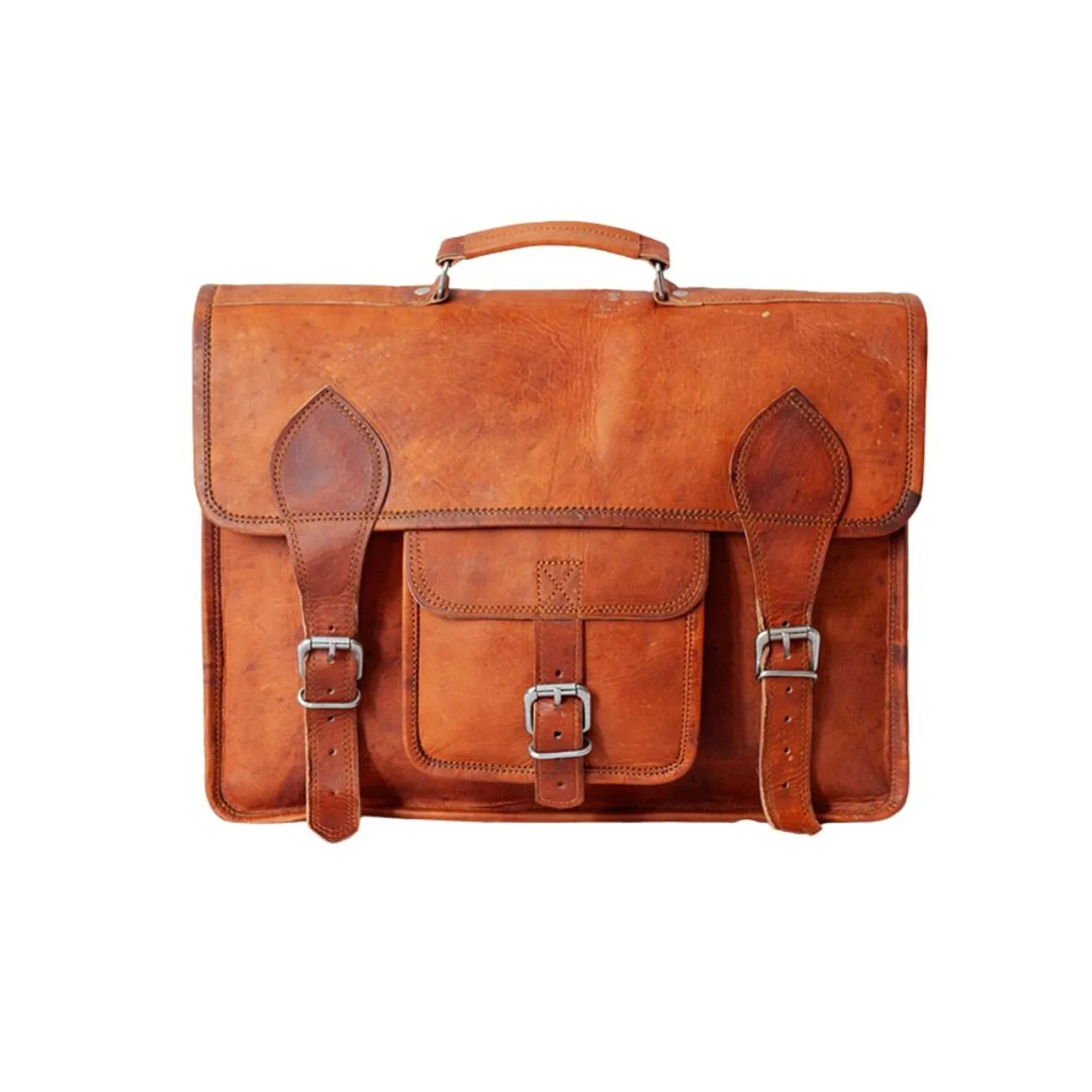 Laptop leather bag, Leather Satchel