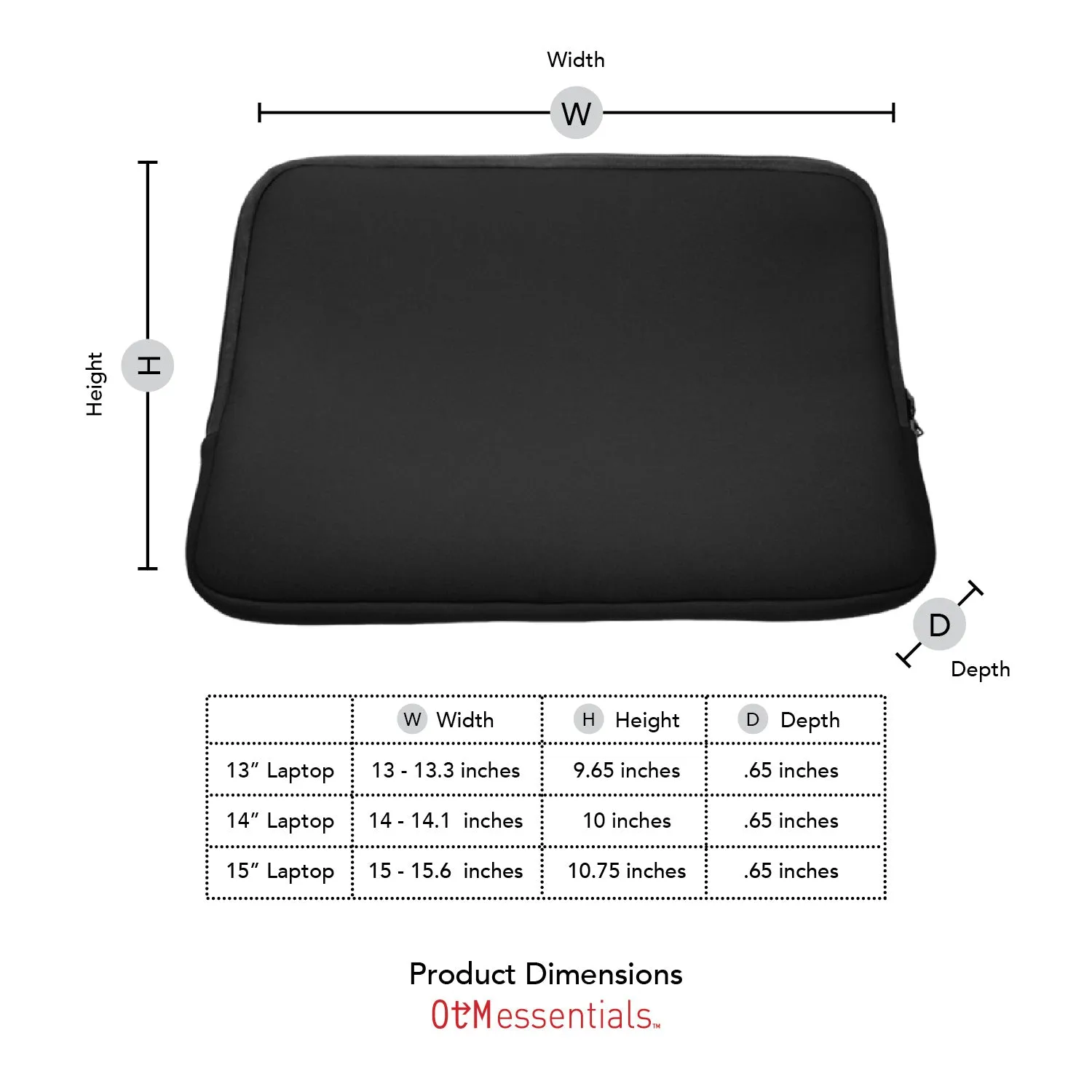 Laptop Sleeve, Neoprene, Texas Tech University