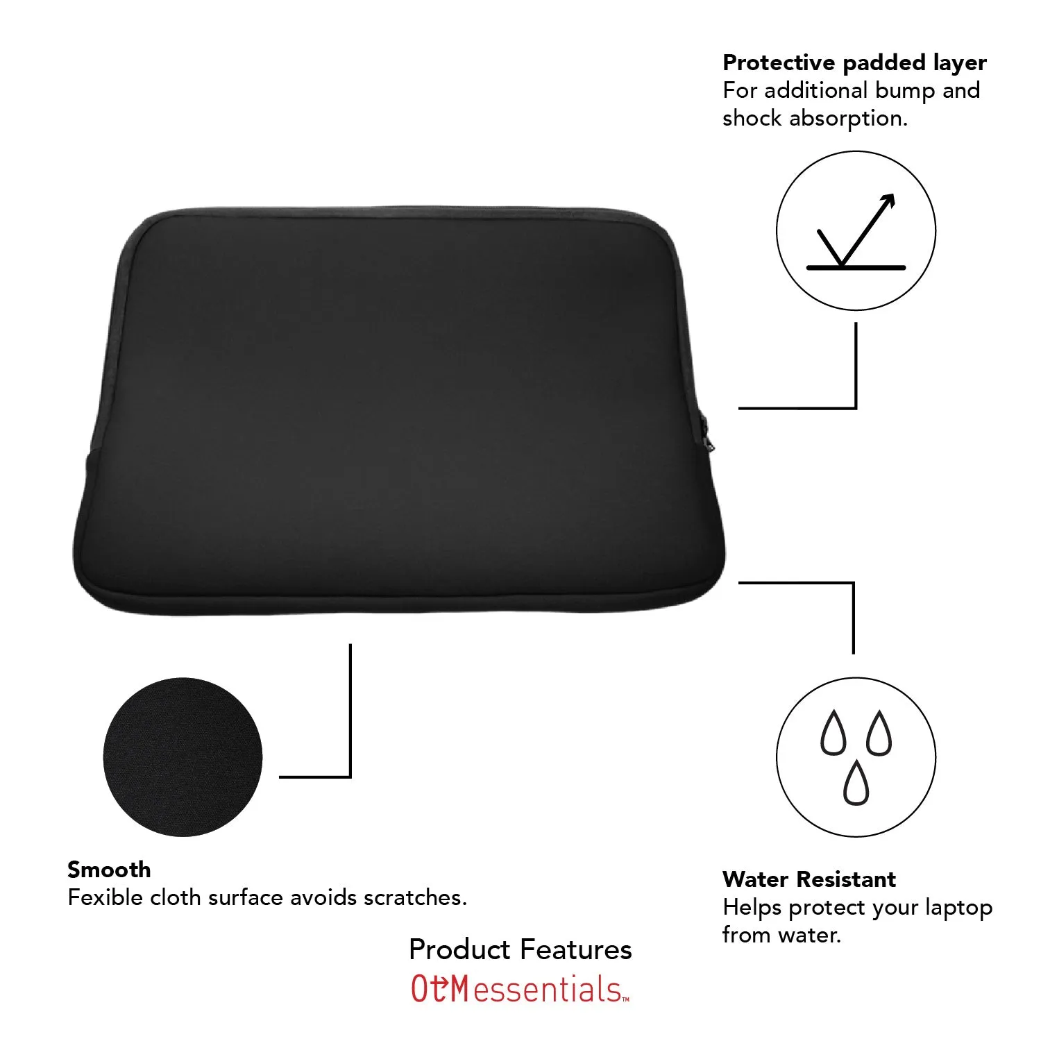 Laptop Sleeve, Neoprene, Texas Tech University