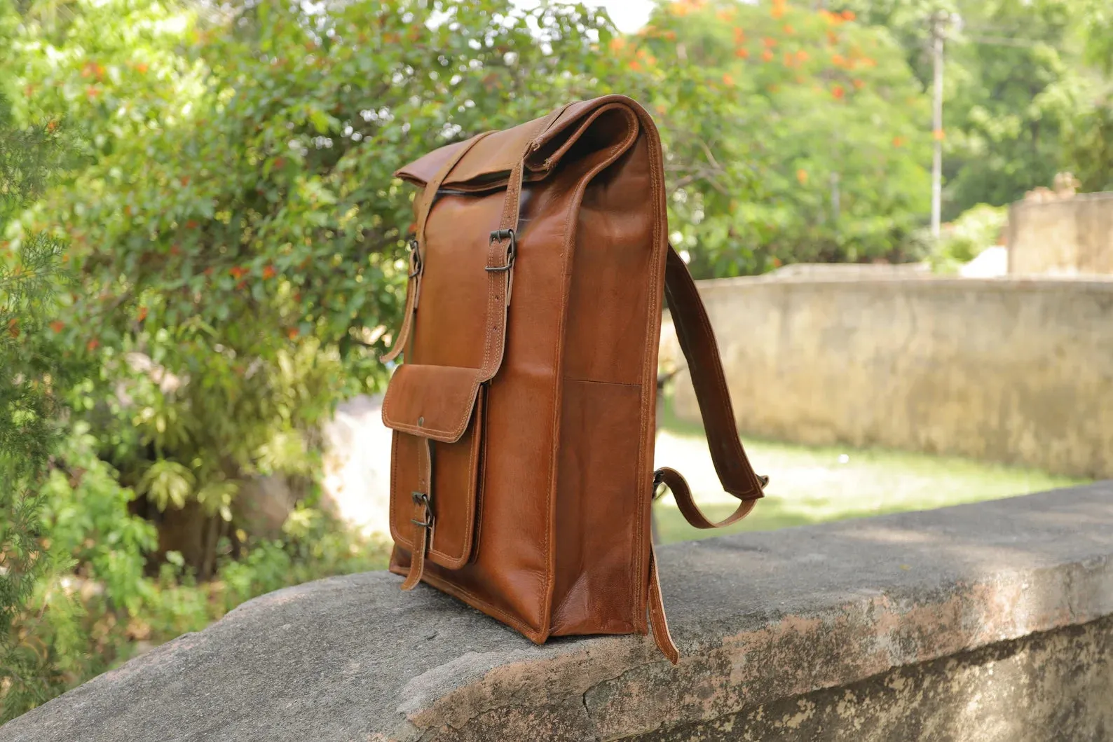Leather Backpack, Brown Leather Backpack