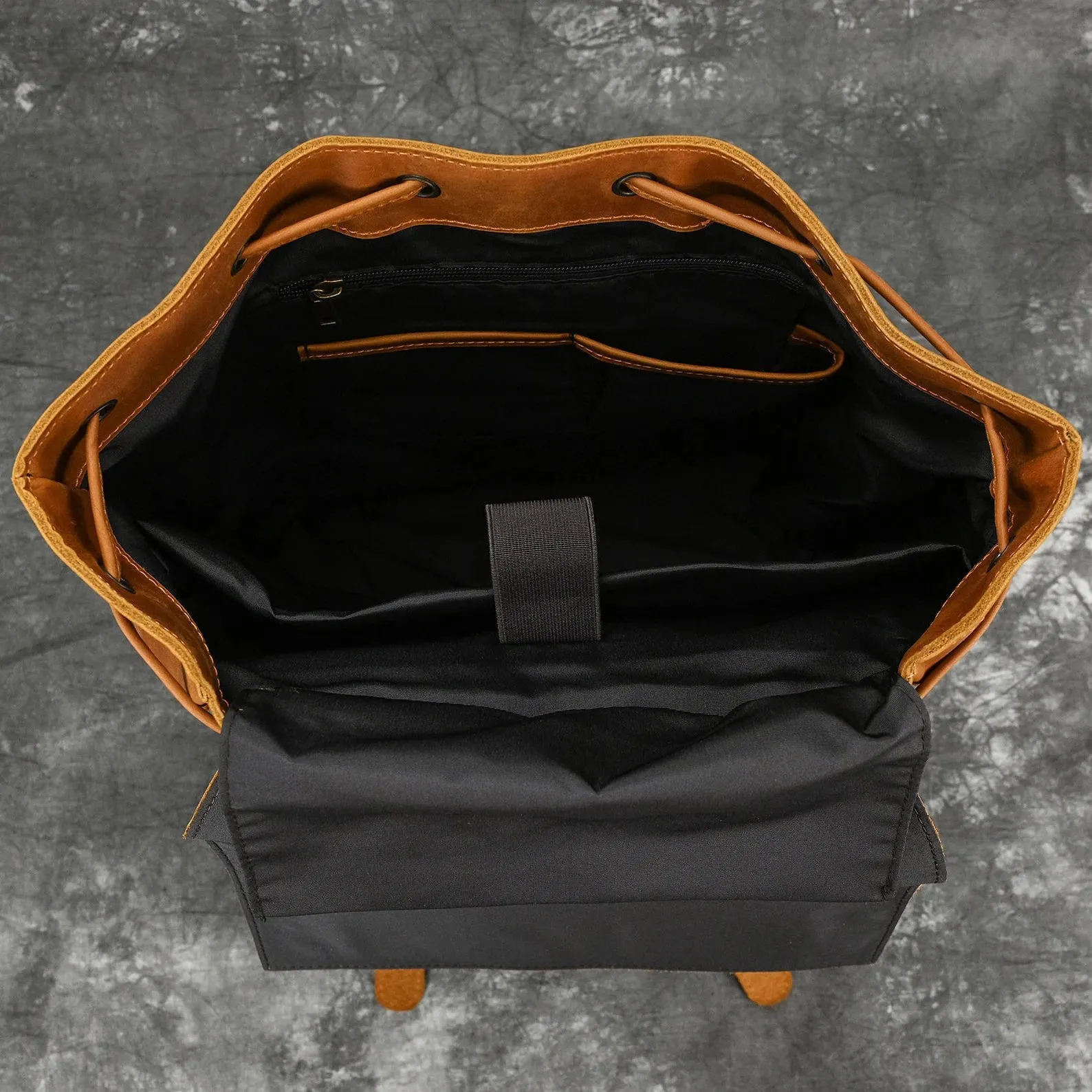 Leather Backpack, Full Grain Leather Bag