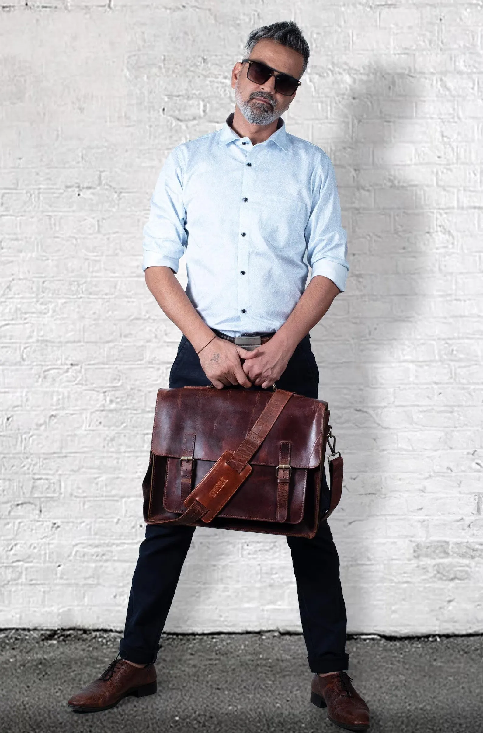 Leather Satchel Bag, Leather Laptop Bag