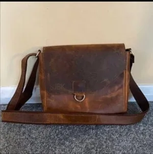 leather satchel, bag with handle