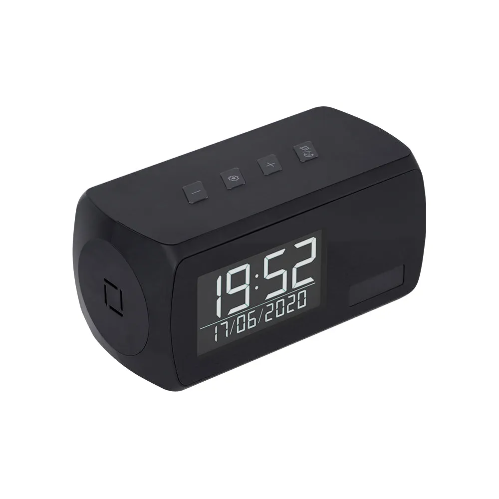 LED Clock Spy Video Camera 1 Year Battery Life Wireless WiFi 1080p HD Video DVR