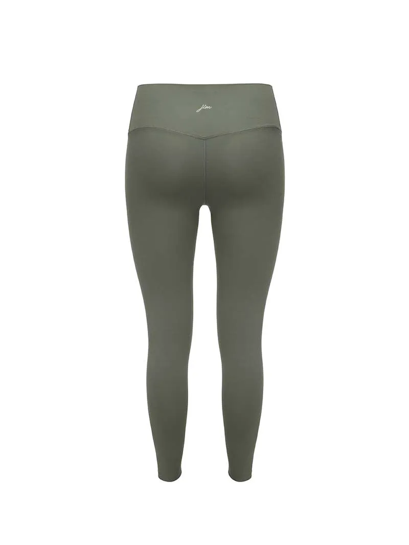 Legginsy do jogi 7/8, Oneness, ease™, Dark Sage