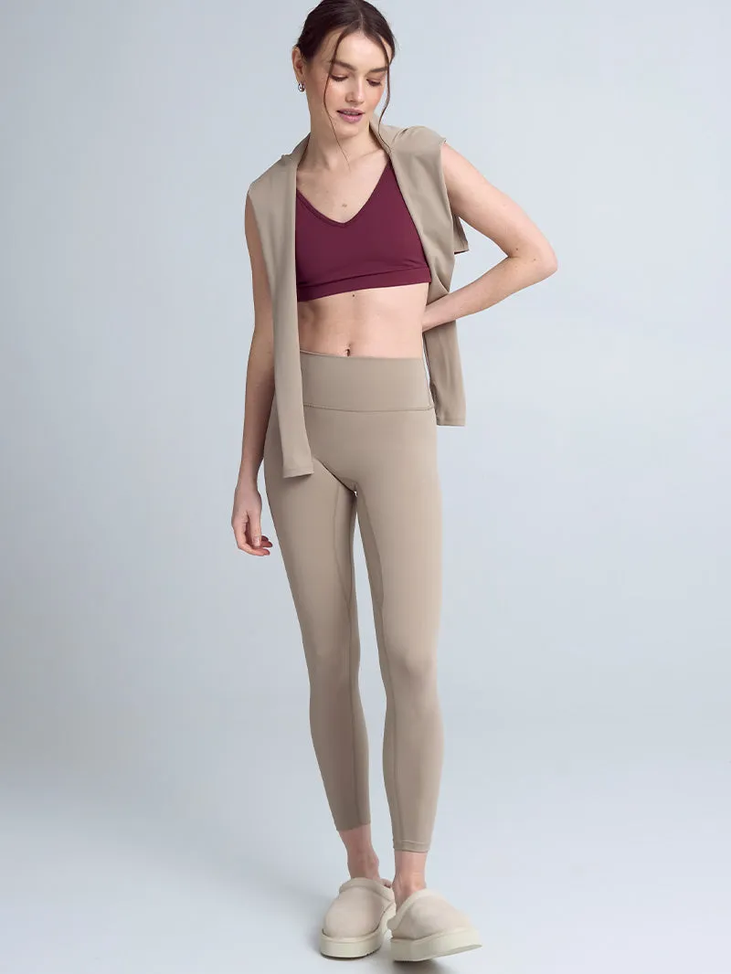 Legginsy do jogi 7/8, Oneness, ease™, Sand