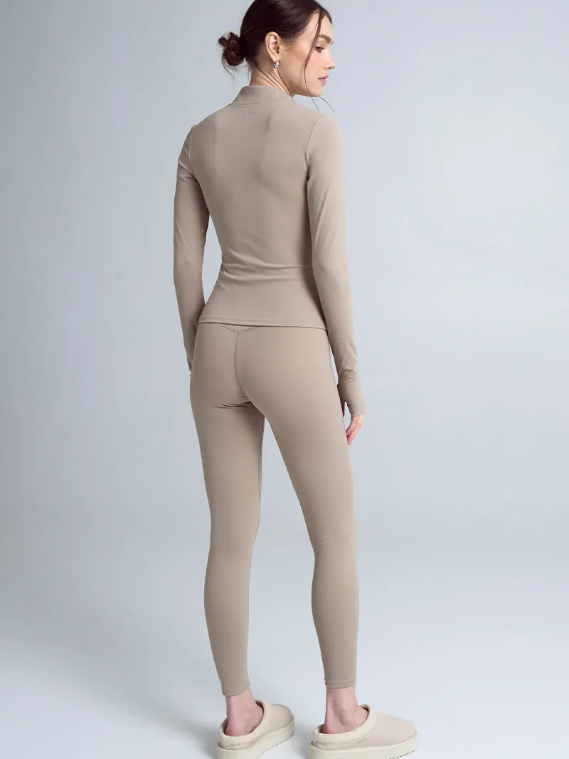 Legginsy do jogi 7/8, Oneness, ease™, Sand