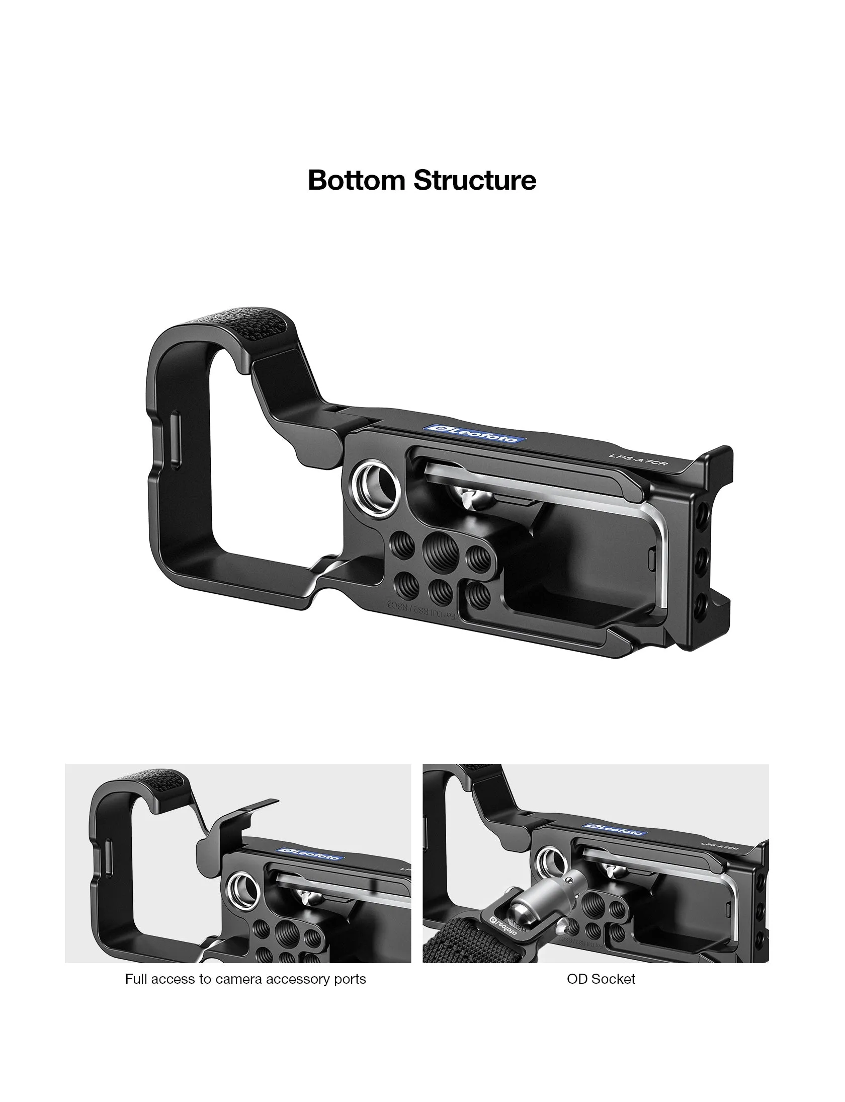 Leofoto LPS-A7CR/A7C II L Plate for Sony A7CR/A7C II | Arca Compatible