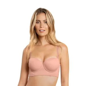 Leonisa Strapless Underwire Bras for Women Full Coverage - Supportive Bras for