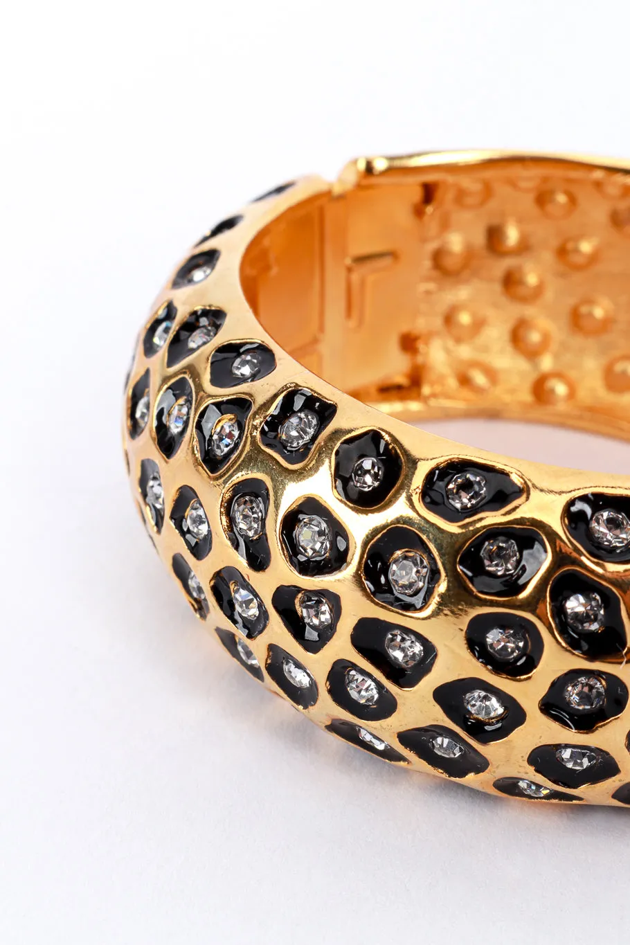 Leopard Spots Rhinestone Bracelet