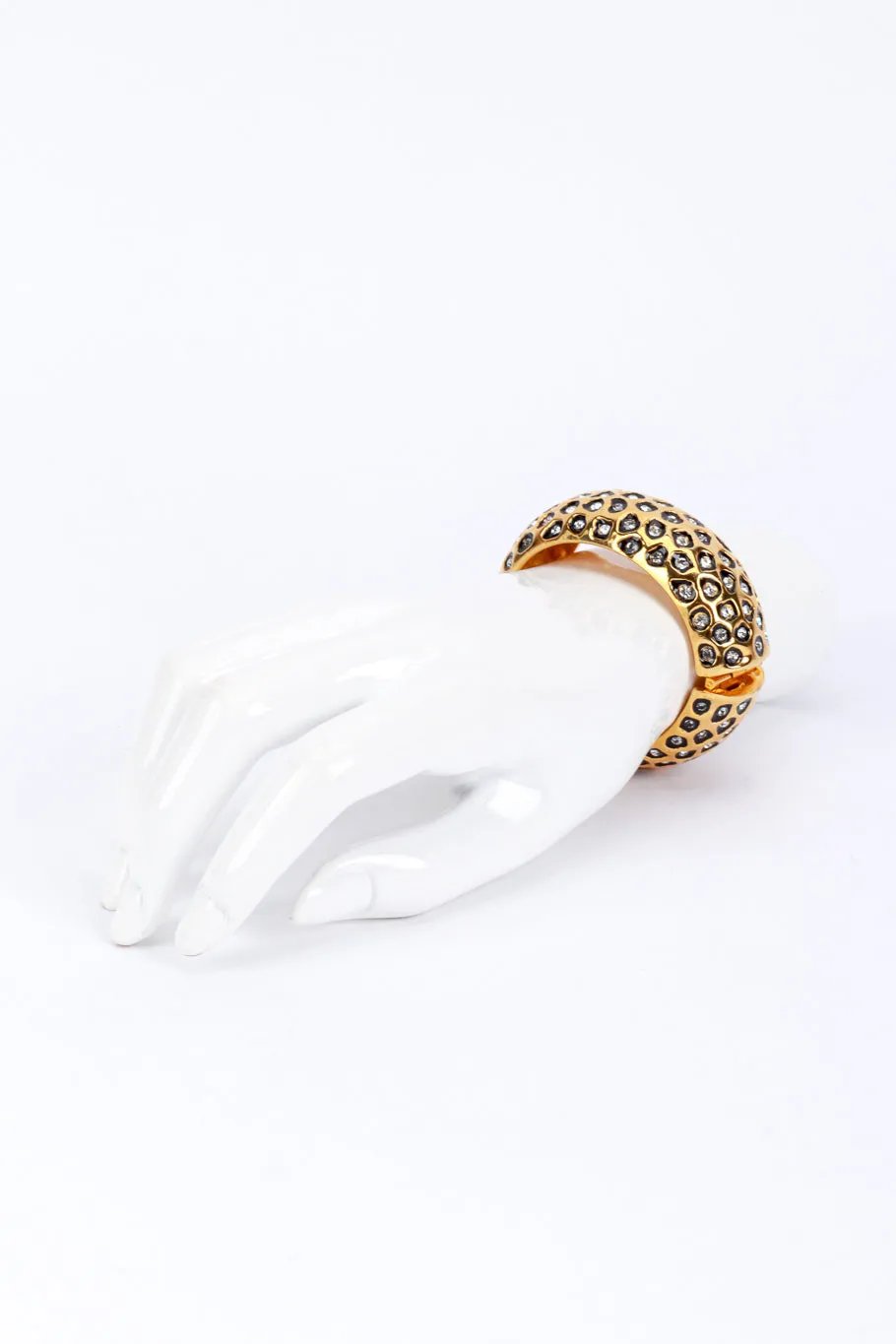 Leopard Spots Rhinestone Bracelet