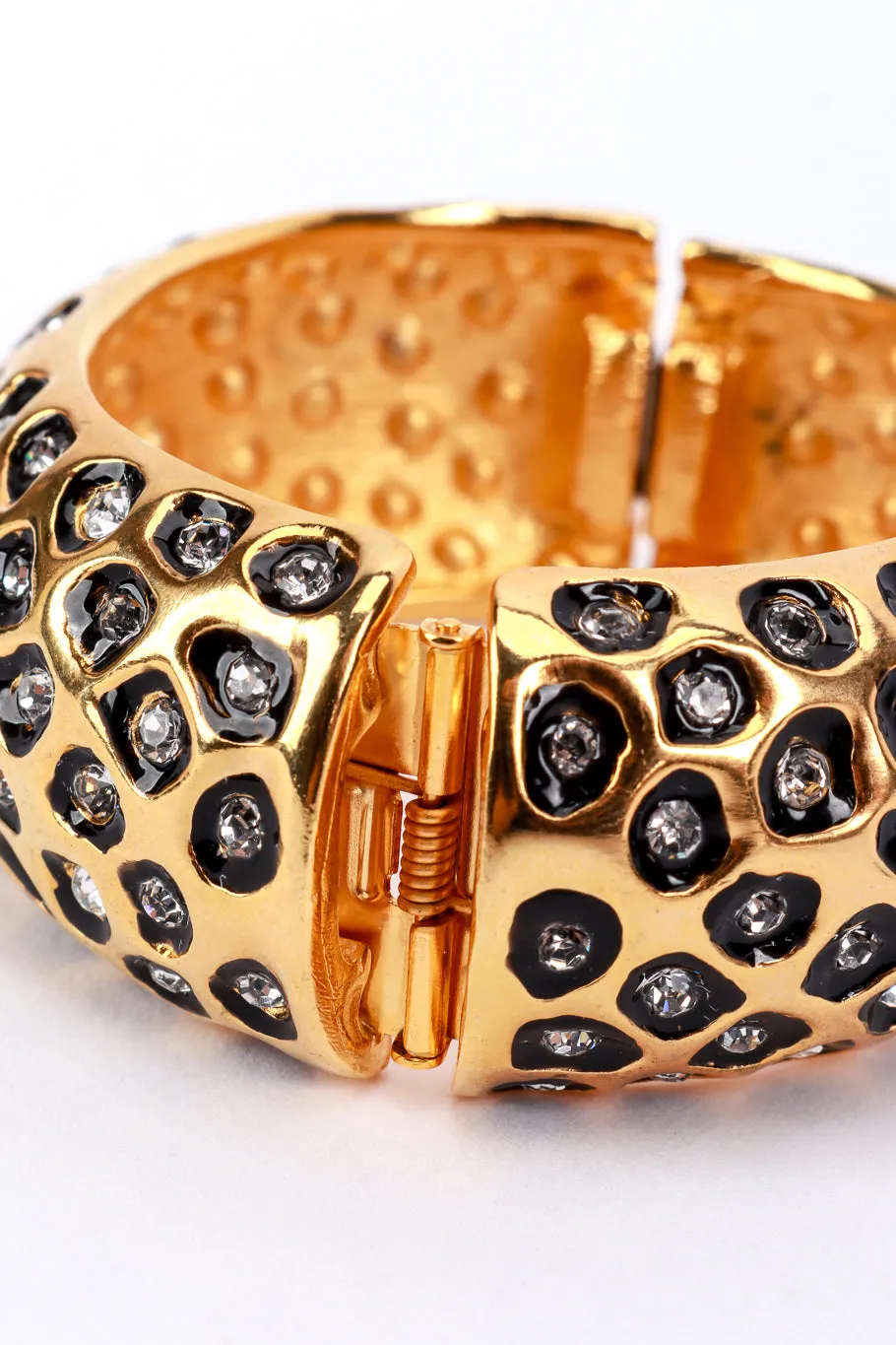 Leopard Spots Rhinestone Bracelet