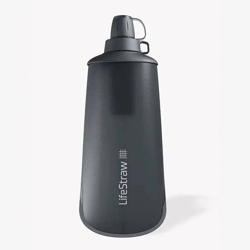LifeStraw Peak Series Collapsible Squeeze 1L Bottle with Filter