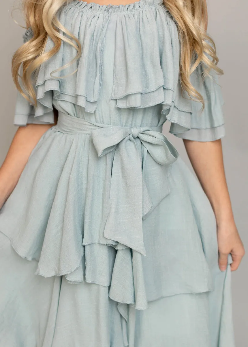 Litta Dress in Pale Blue