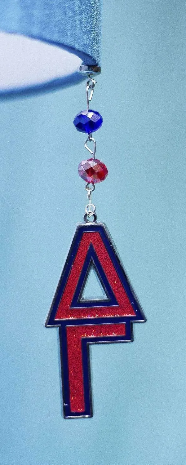 Logo Bling - Delta Gamma  (Set of 3) MAGNETIC ORNAMENT