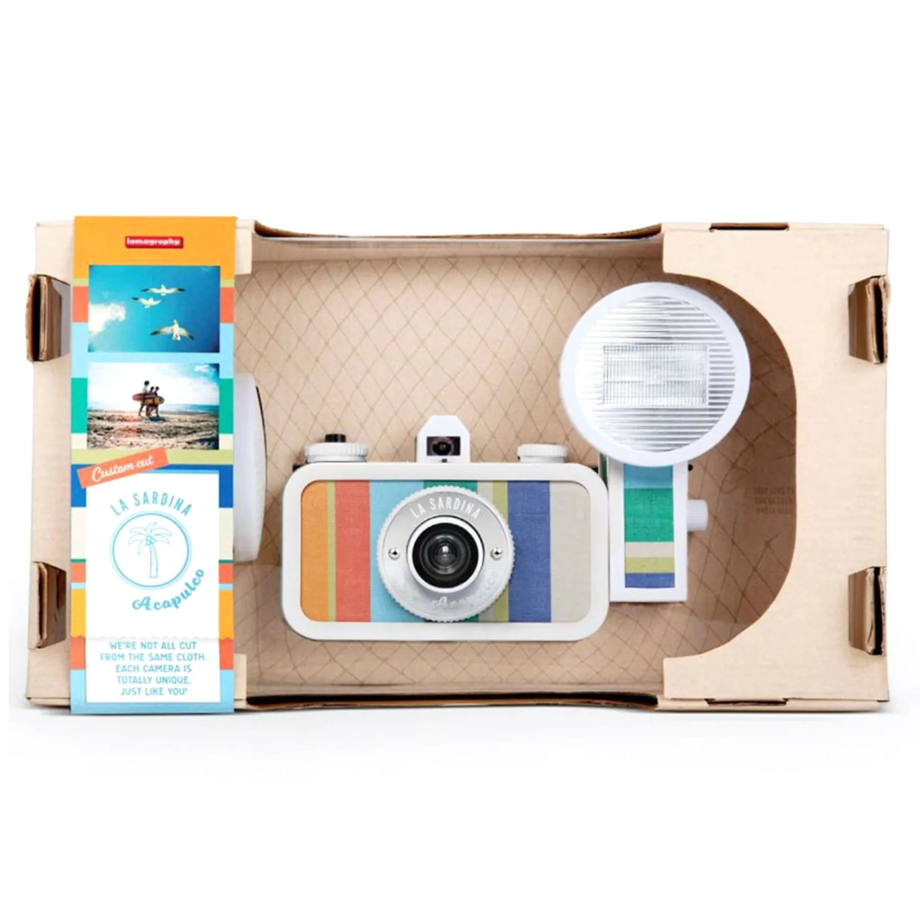 Lomography La Sardina Acapulco 35mm Camera and Flash