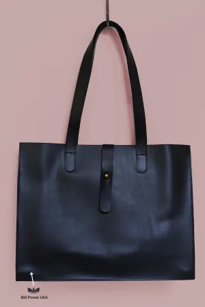 MADE TO ORDER - Girl Power USA Large Leather Handbag