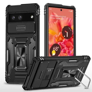Magnetic Phone Case With Kickstand & Camera Cover For Google Pixel