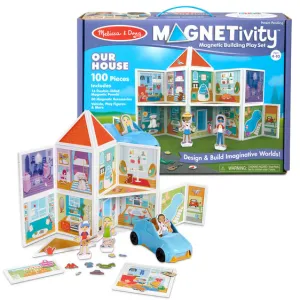 MAGNETIVITY BUILDING PLAY SET - OUR HOUSE (D)