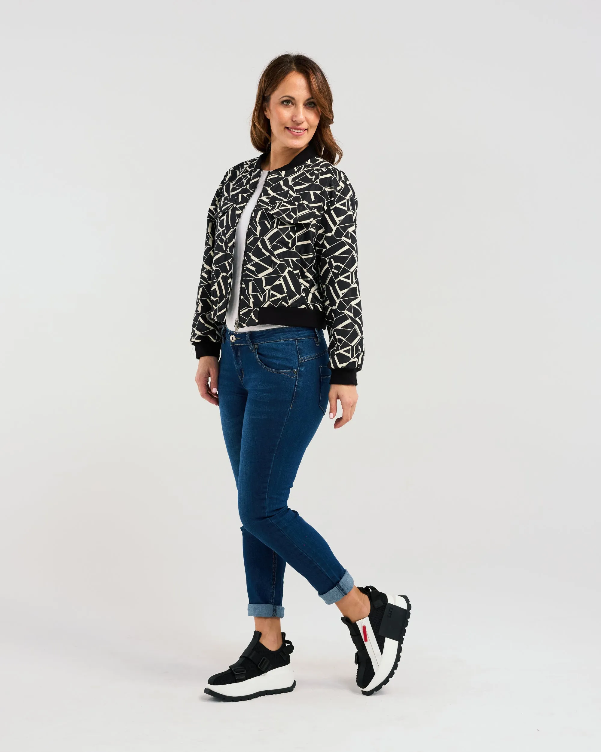 Mila Jacket | Geometric | Zafina