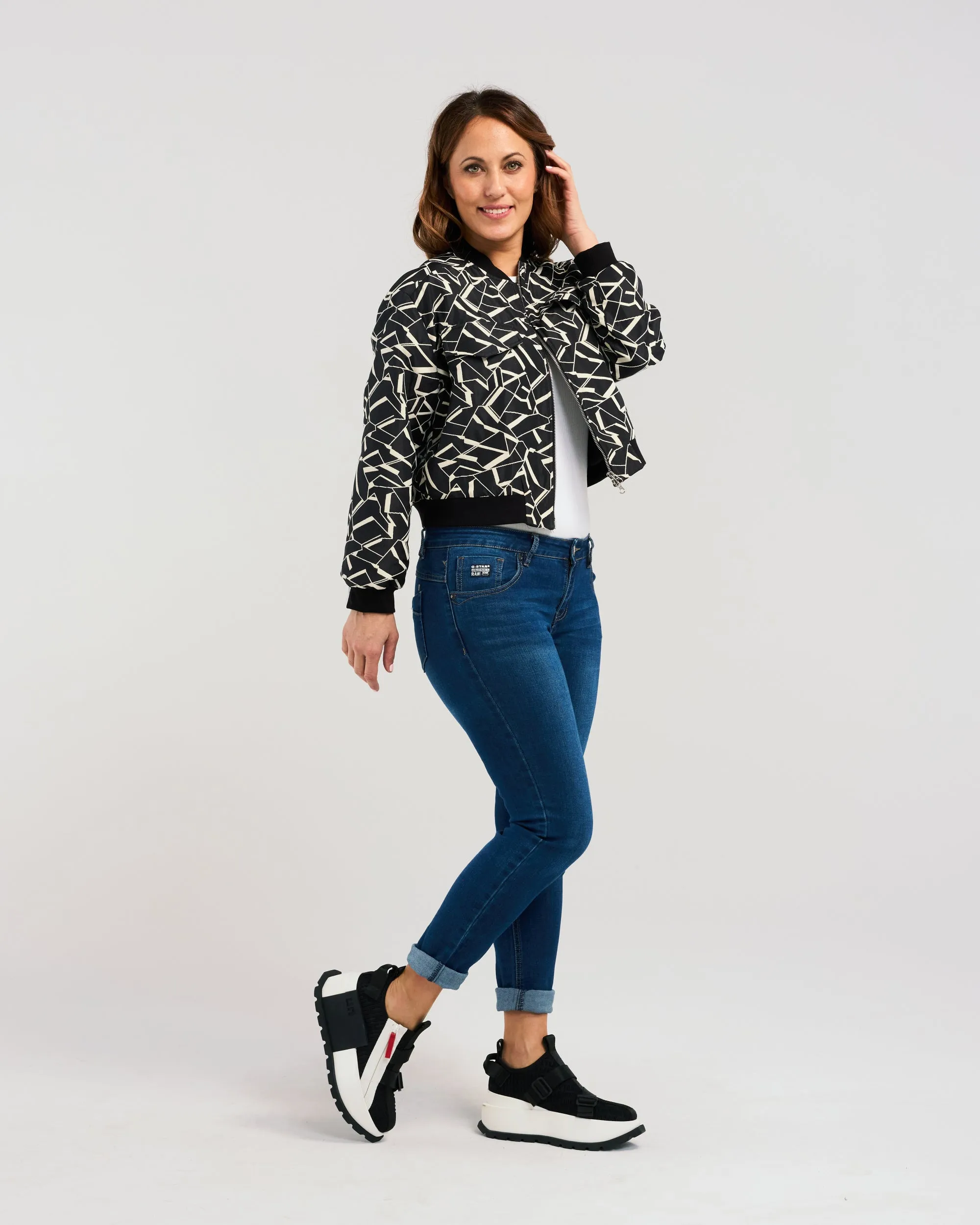 Mila Jacket | Geometric | Zafina
