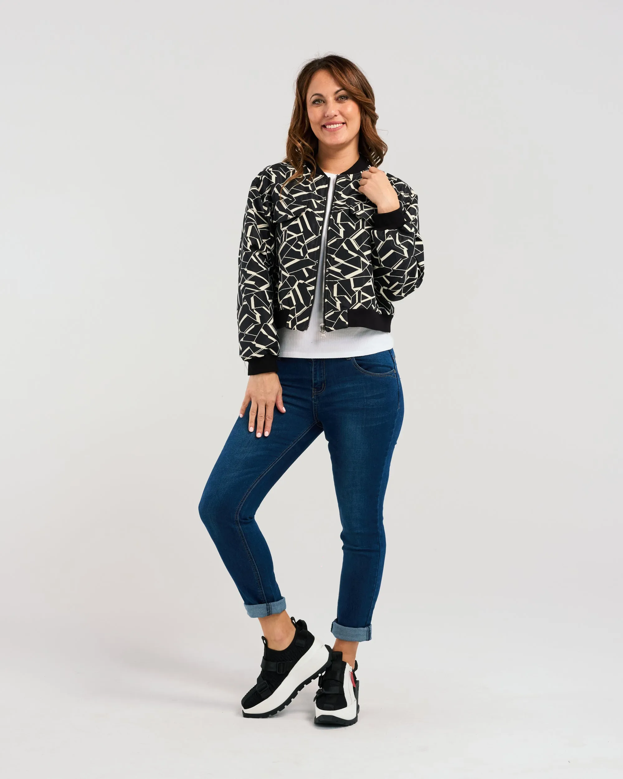 Mila Jacket | Geometric | Zafina