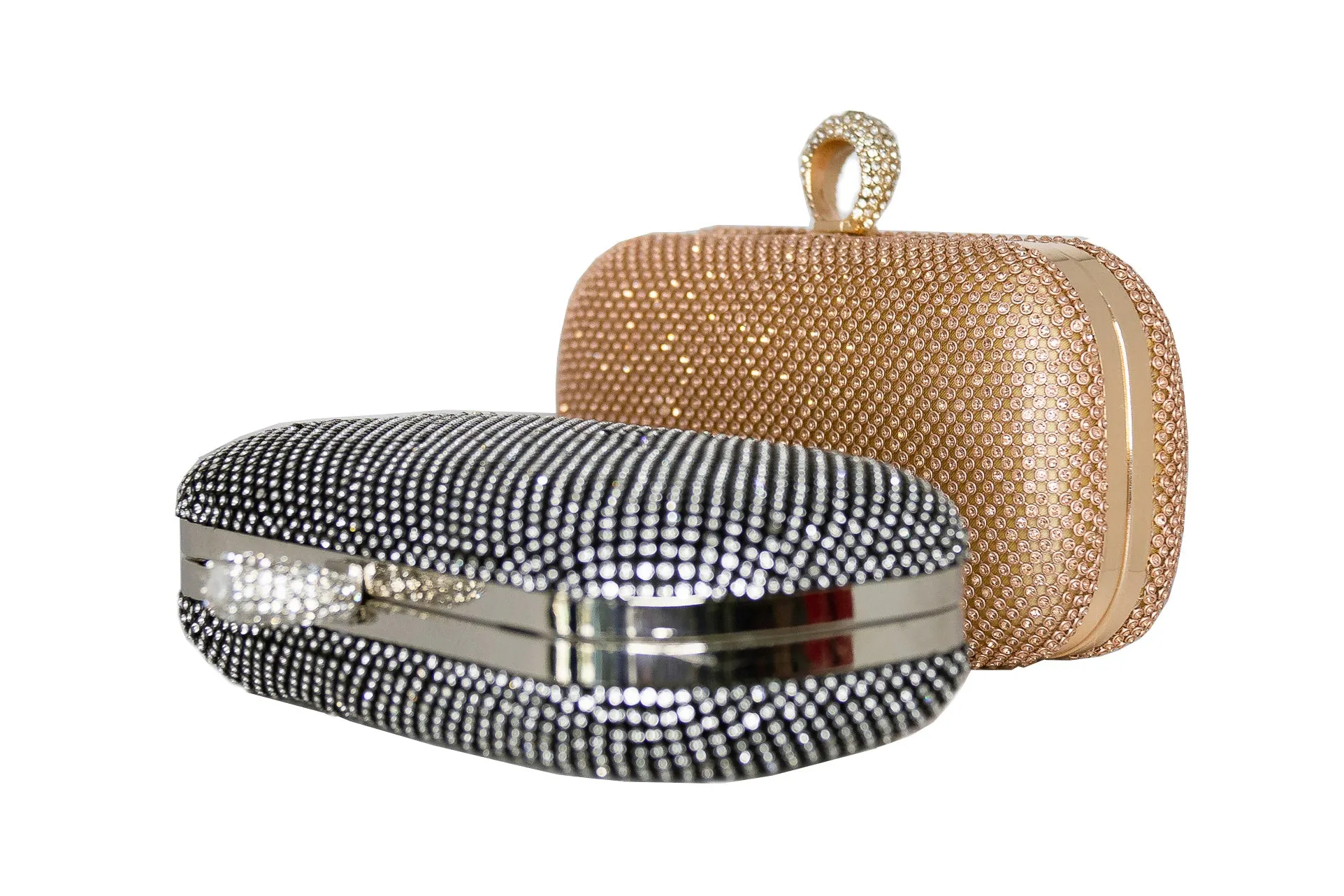 Mimi Black Ring Clutch