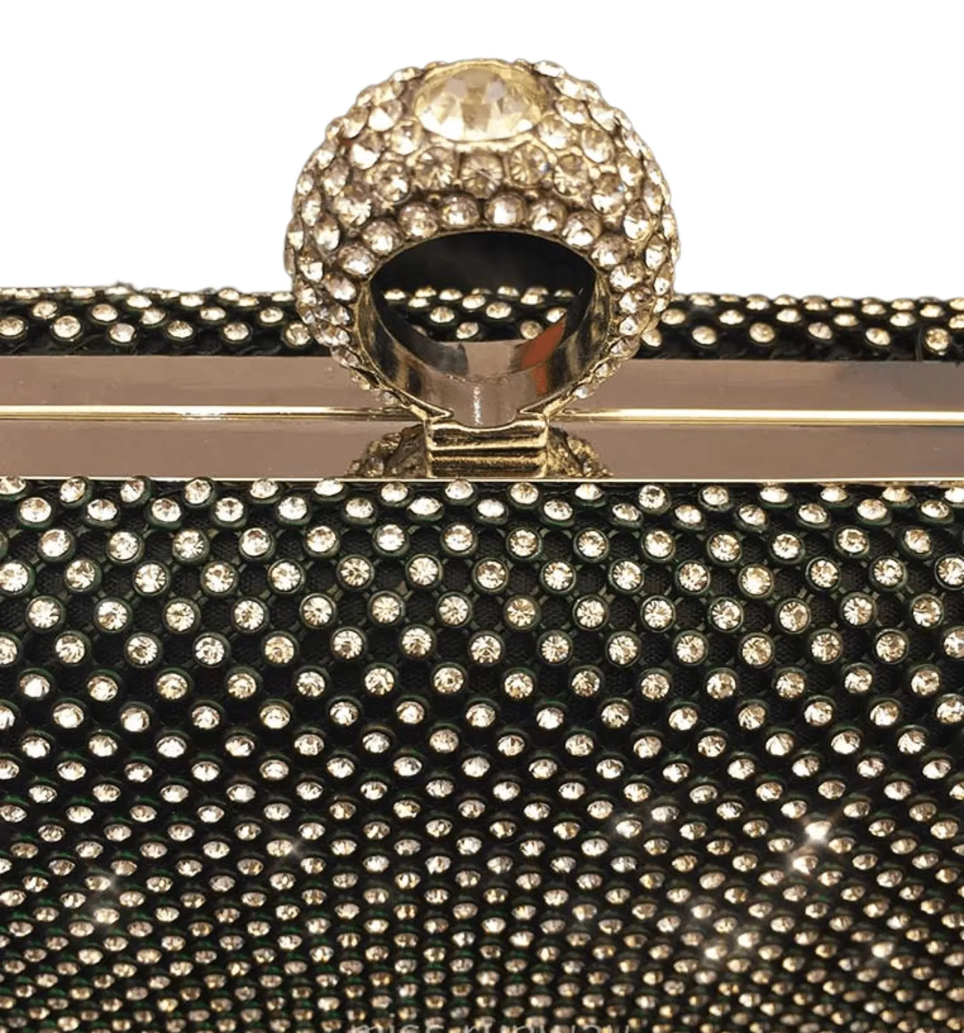 Mimi Black Ring Clutch