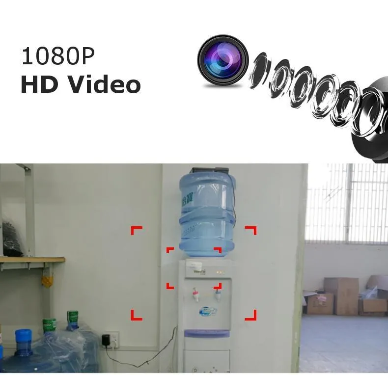 Mini 1080P Action Camera: 140° FOV Built-in Battery, Timestamp, Motion Capture