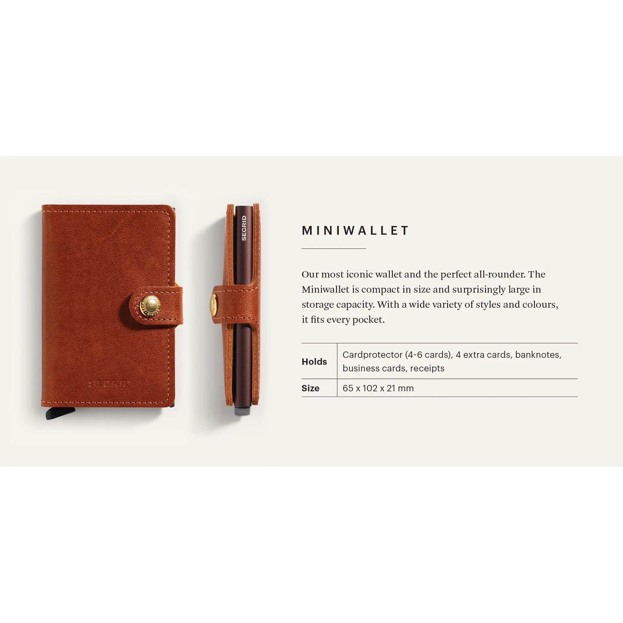 MINIWALLET VEG CARAMELLO SAND