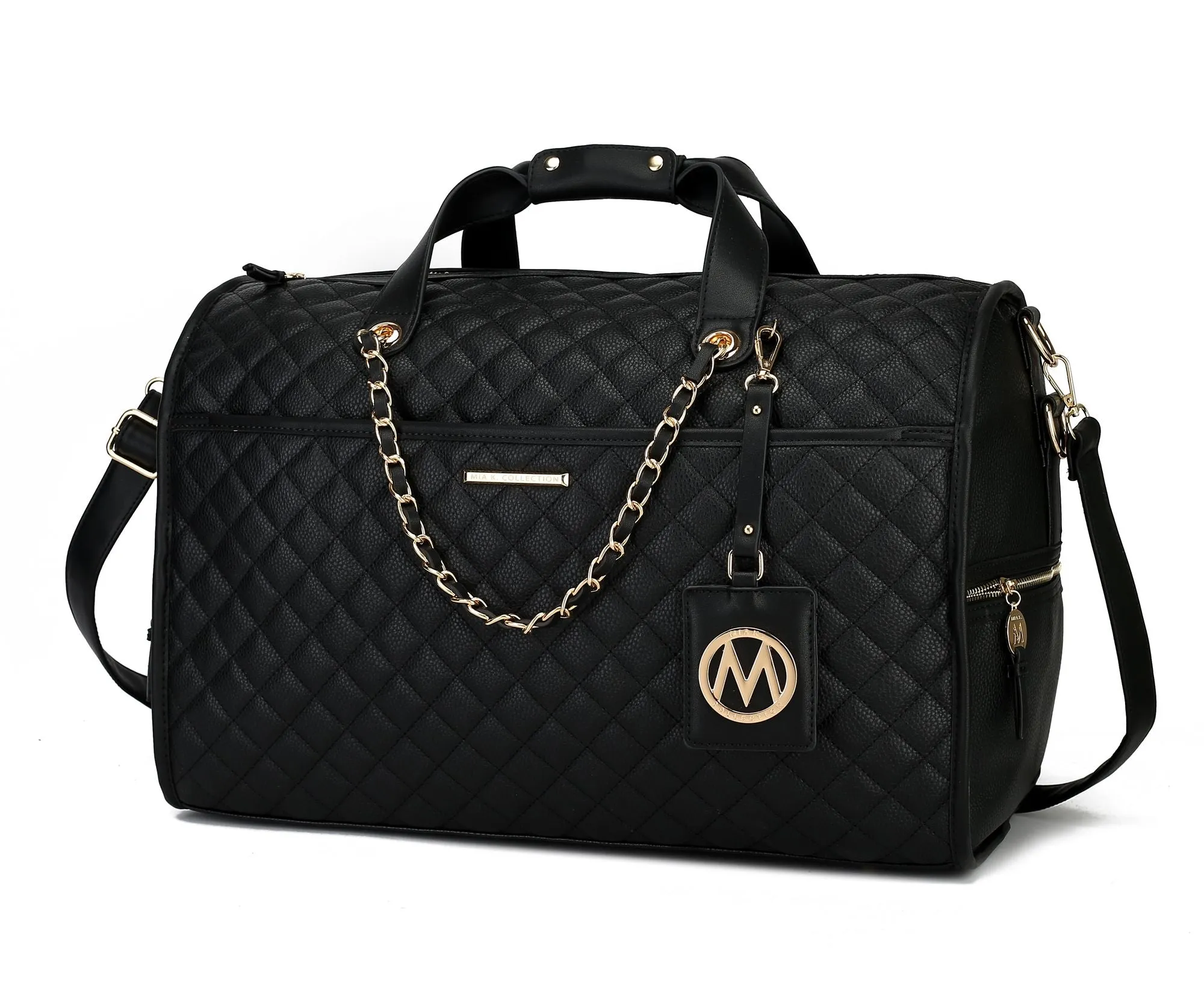 MKF Collection Lexie Vegan Leather Women Duffle by Mia K **FREE SHIPPING**