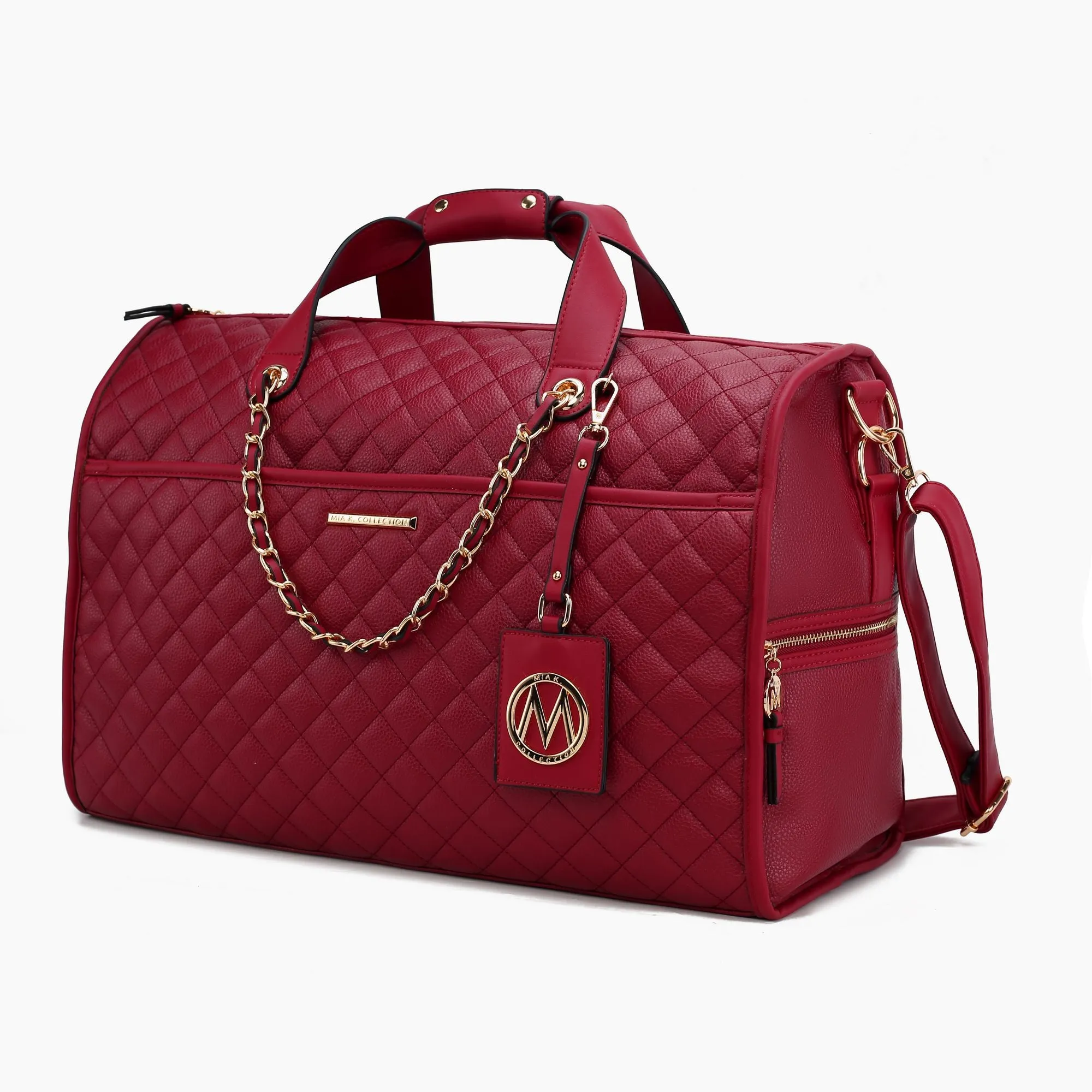 MKF Collection Lexie Vegan Leather Women Duffle by Mia K **FREE SHIPPING**