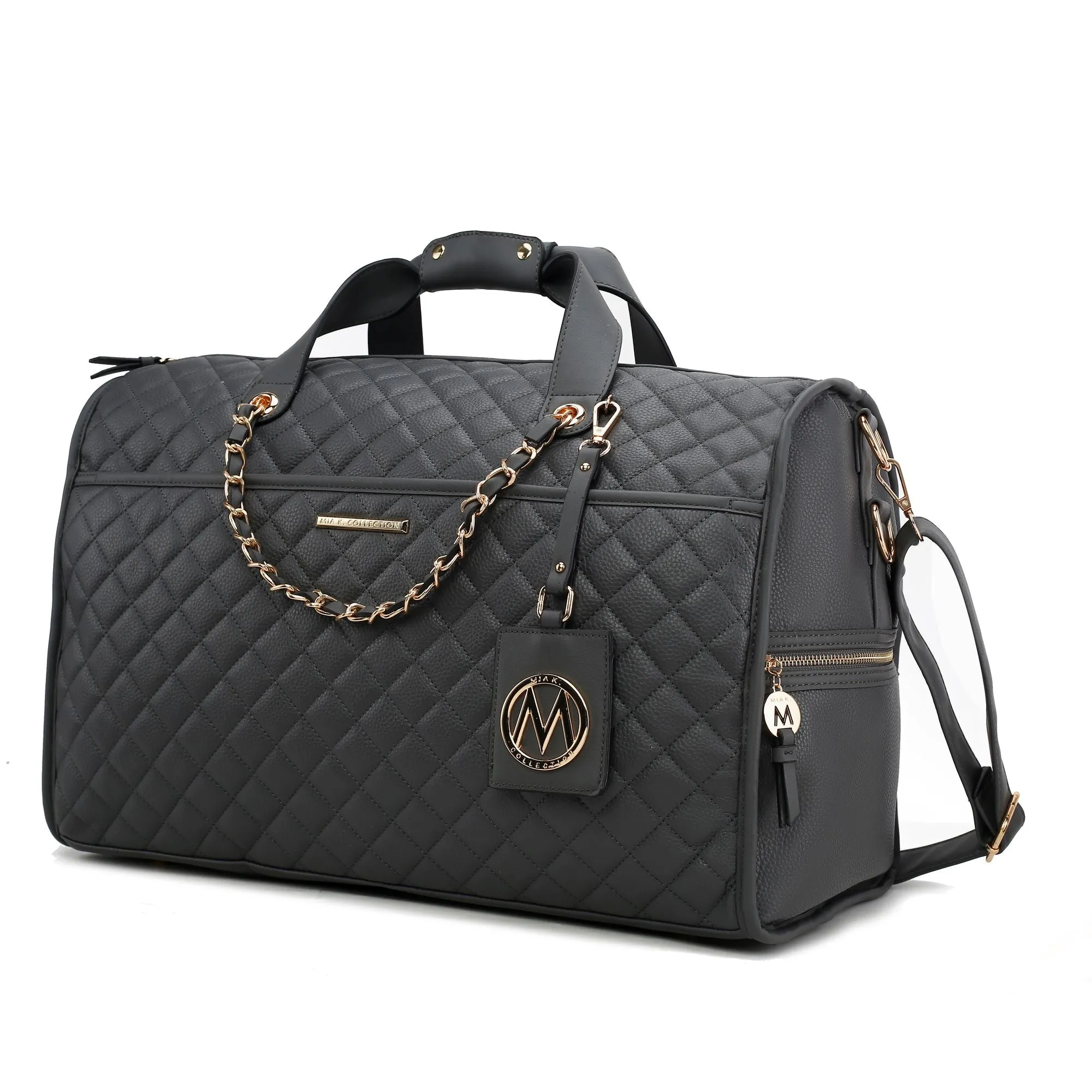 MKF Collection Lexie Vegan Leather Women Duffle by Mia K **FREE SHIPPING**