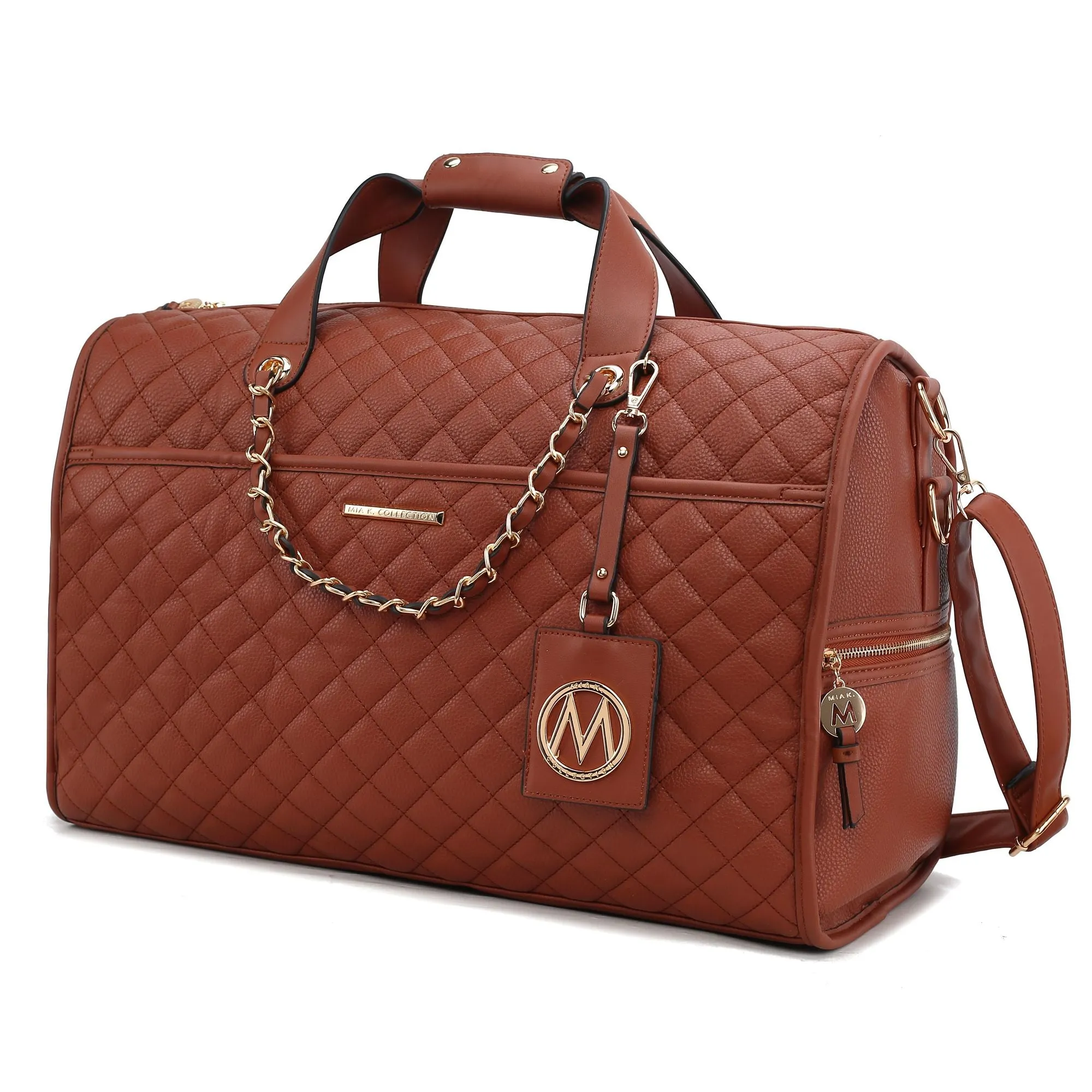 MKF Collection Lexie Vegan Leather Women Duffle by Mia K **FREE SHIPPING**