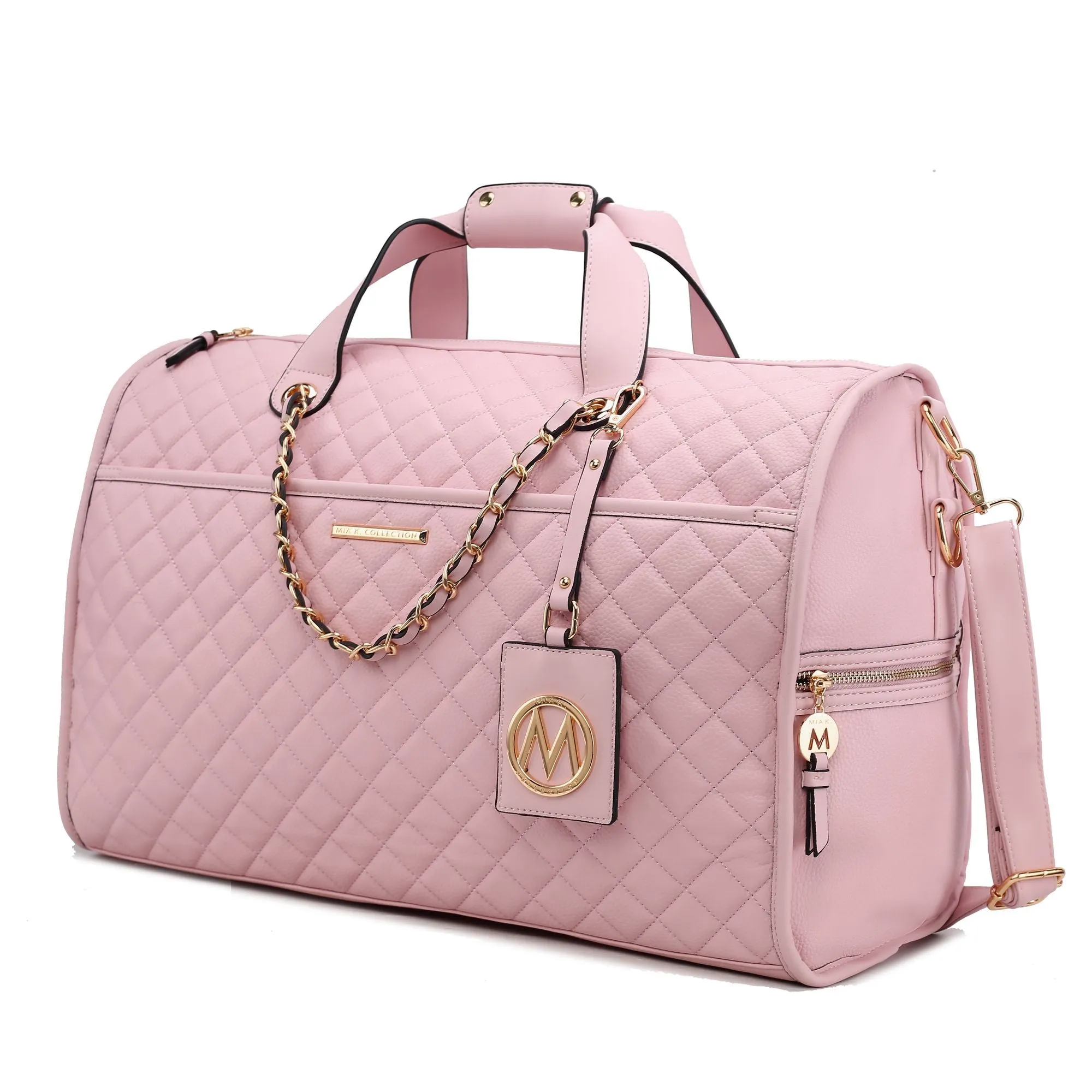MKF Collection Lexie Vegan Leather Women Duffle by Mia K **FREE SHIPPING**