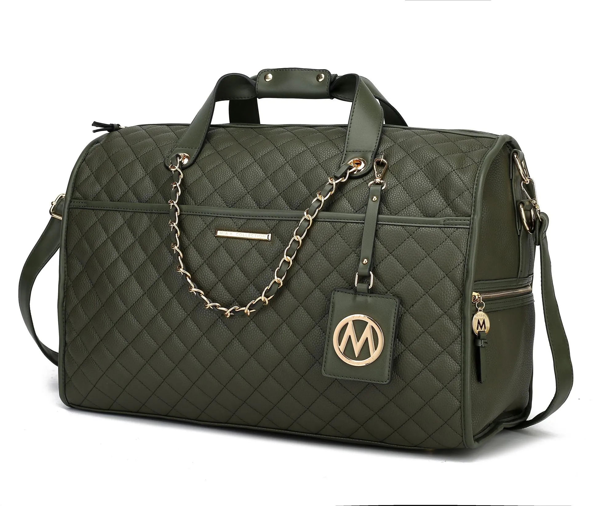 MKF Collection Lexie Vegan Leather Women Duffle by Mia K **FREE SHIPPING**