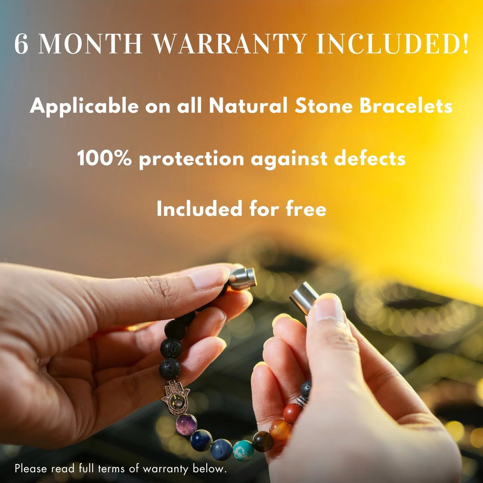 Money Magnet Pyrite 7 Chakra Natural Stone Bracelet