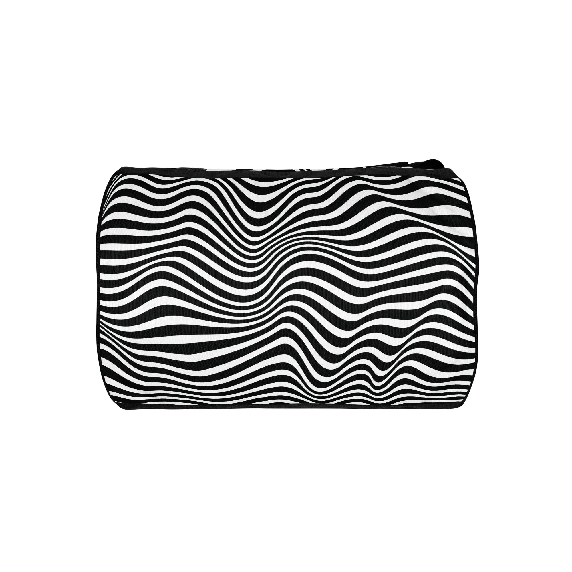 Monochrome Wave - Sustainably Made Gym Bag