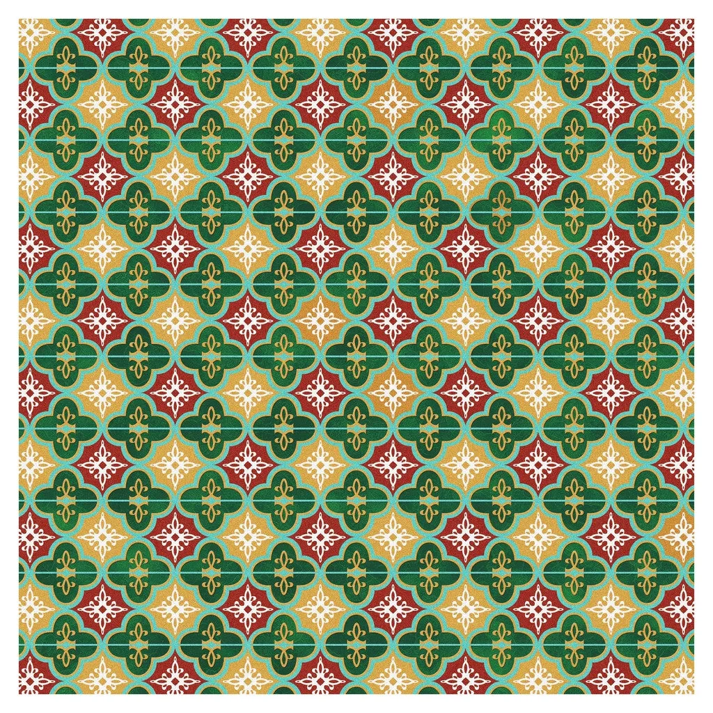 Moroccan Mosaic Heat Transfer Vinyl Sheet