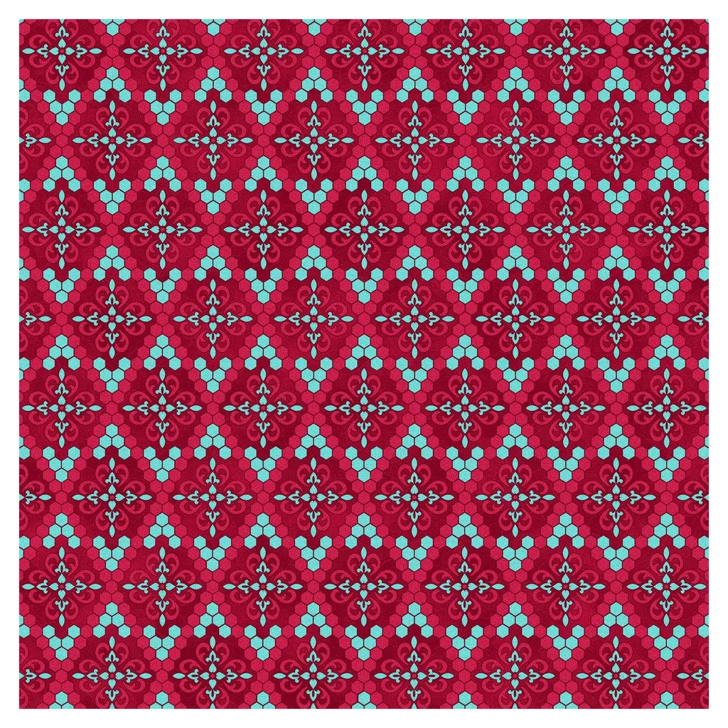 Moroccan Mosaic Heat Transfer Vinyl Sheet