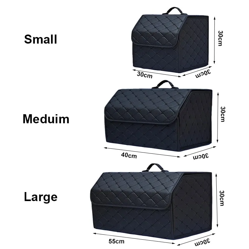 Multipurpose Collapsible Car Trunk Storage Organizer