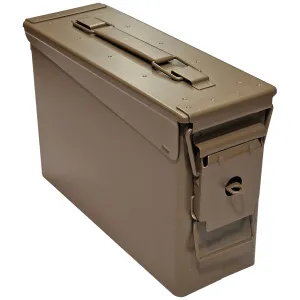 NATO M19A1 30 Cal Steel Ammo Box Desert Tan - New