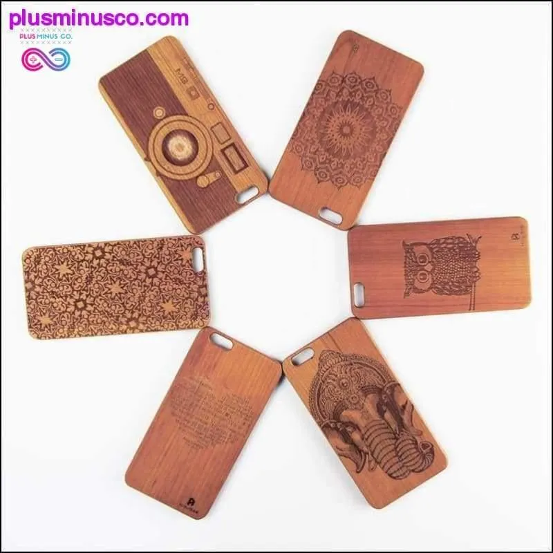 Natural Wood iPhone Case for 5, 5s, SE, 6, 6s, 6plus, 6splus