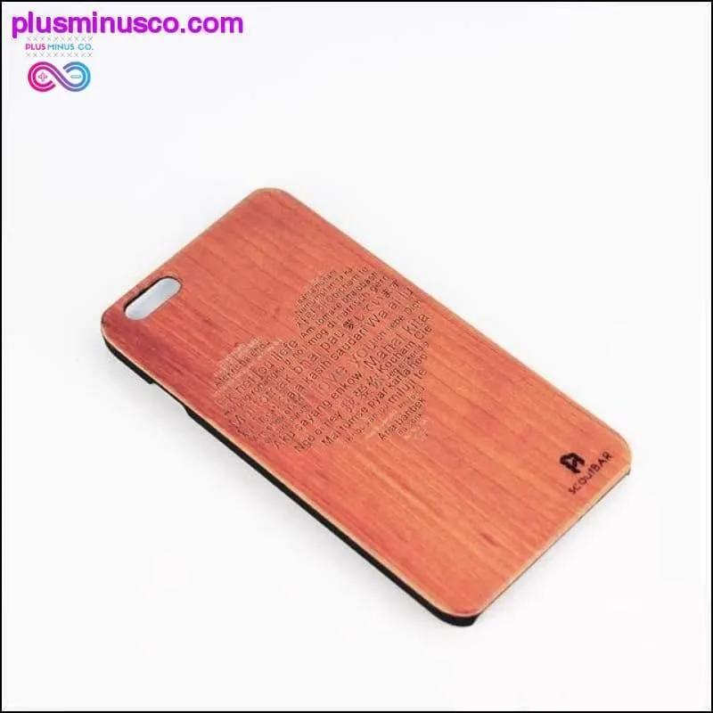 Natural Wood iPhone Case for 5, 5s, SE, 6, 6s, 6plus, 6splus